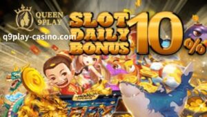 Q9play Casino 10% na Bonus